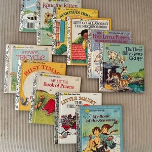 COPY - Children First Little Golden Book (11) and Bobby Bear books (5)